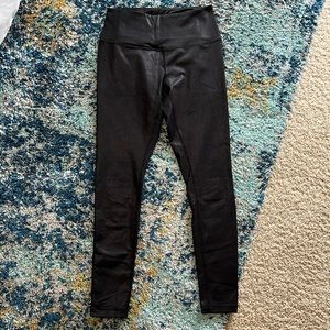 Zella black shiny leggings